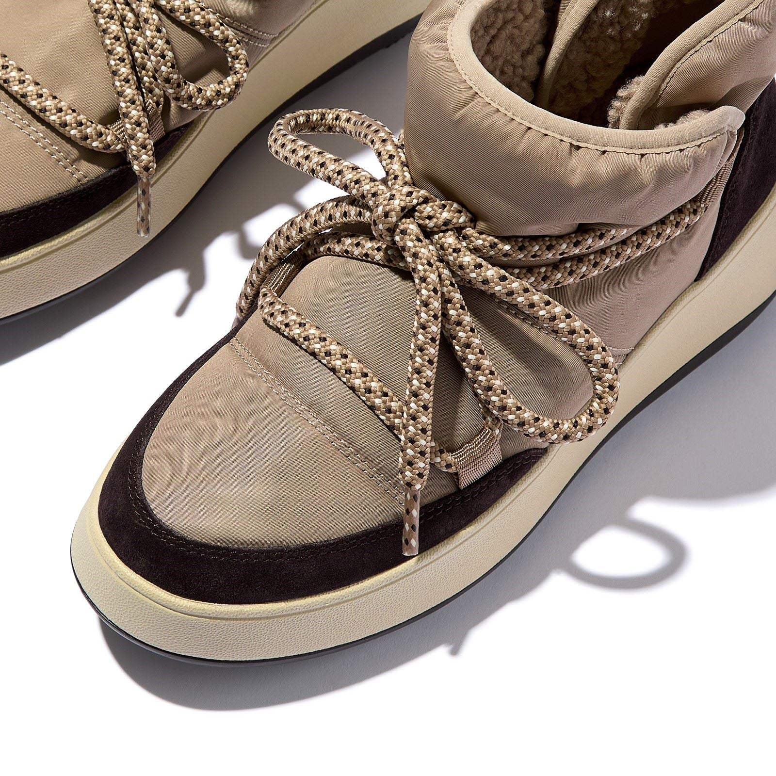 Fitflop F-Mode Wildleder Damenschuhe In Taupe