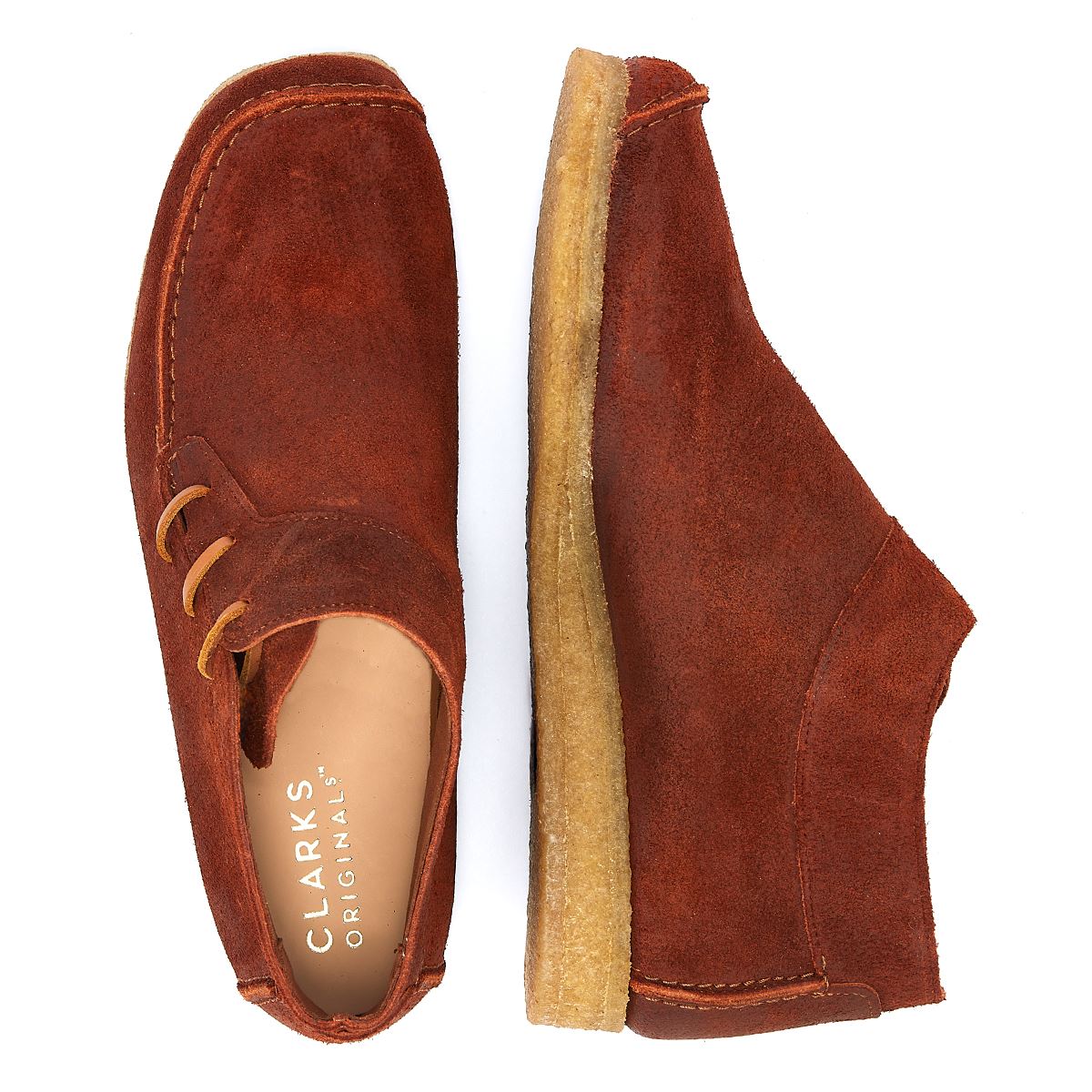 Clarks Lugger Herrenstiefel In Rostoptik