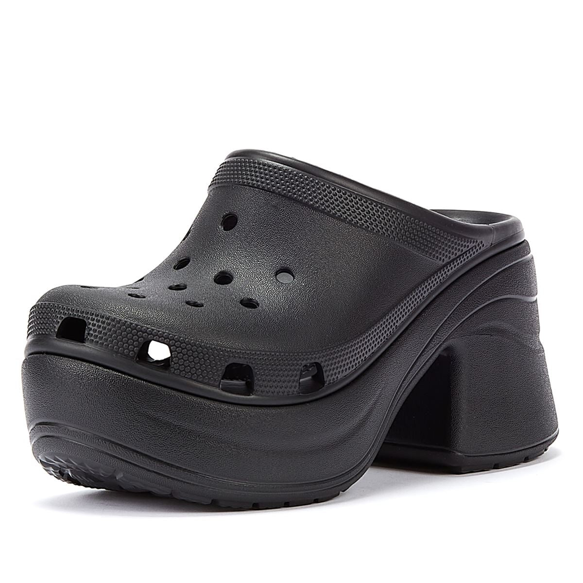Crocs Siren Clog Damen Schwarze Sandalen