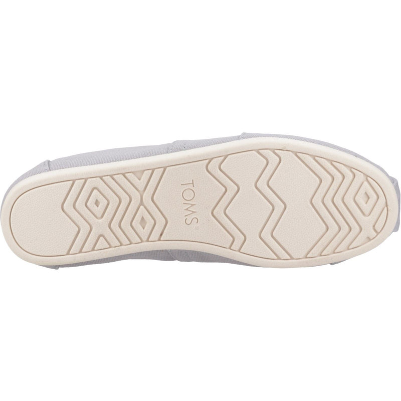 TOMS Alpargata Baumwoll Herren Espadrilles In Drizzle Grau