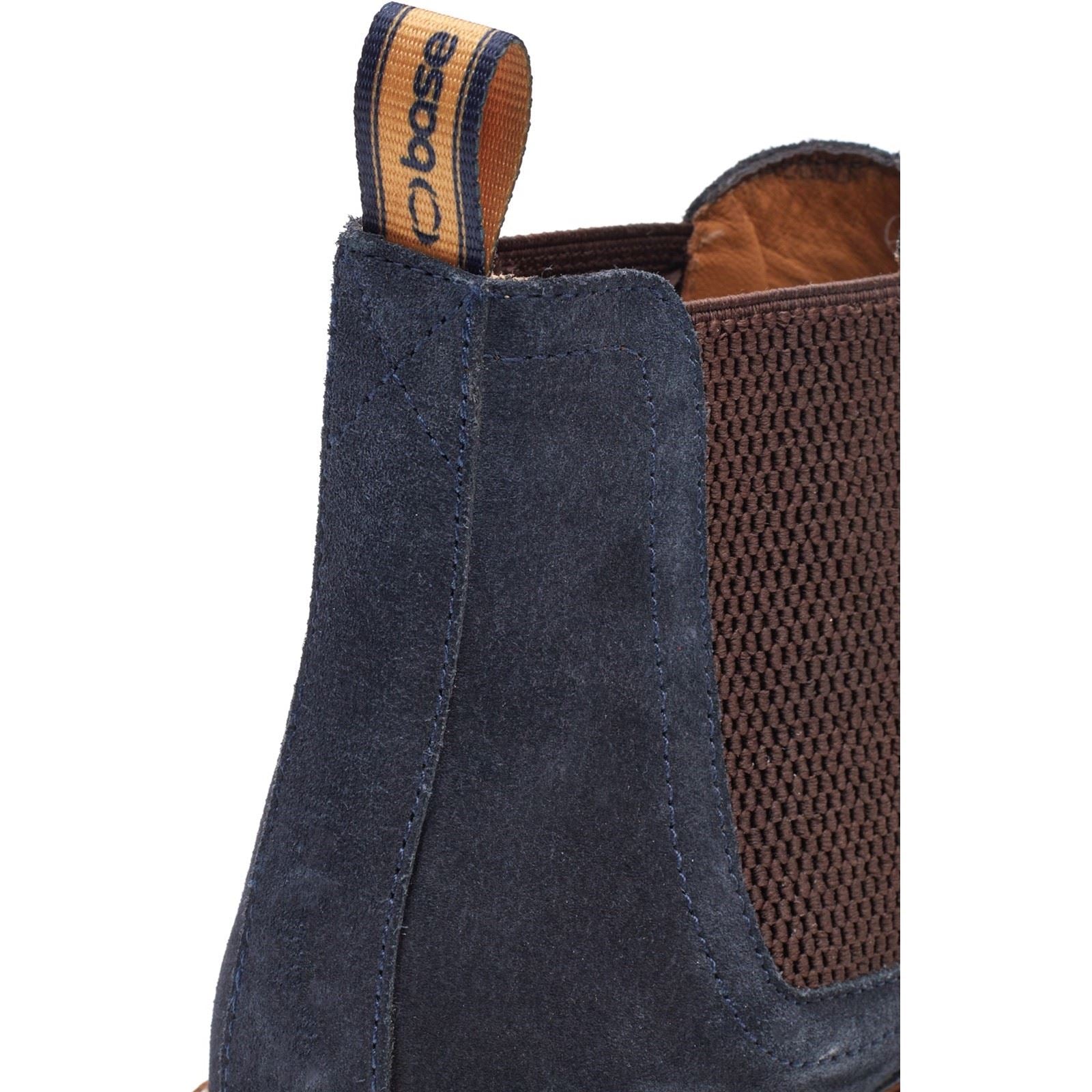 Base London Sussex Chelsea Boot Leder Herren Marine Stiefel