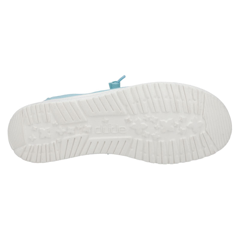 HEYDUDE Wendy Canvas 100% Baumwolle Damen Türkis Loafers