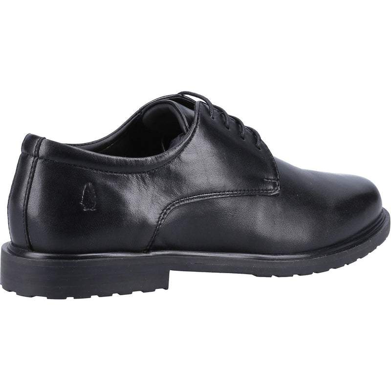 Hush Puppies Verity Slip On Leder Damen Schwarze Brogues Schuhe
