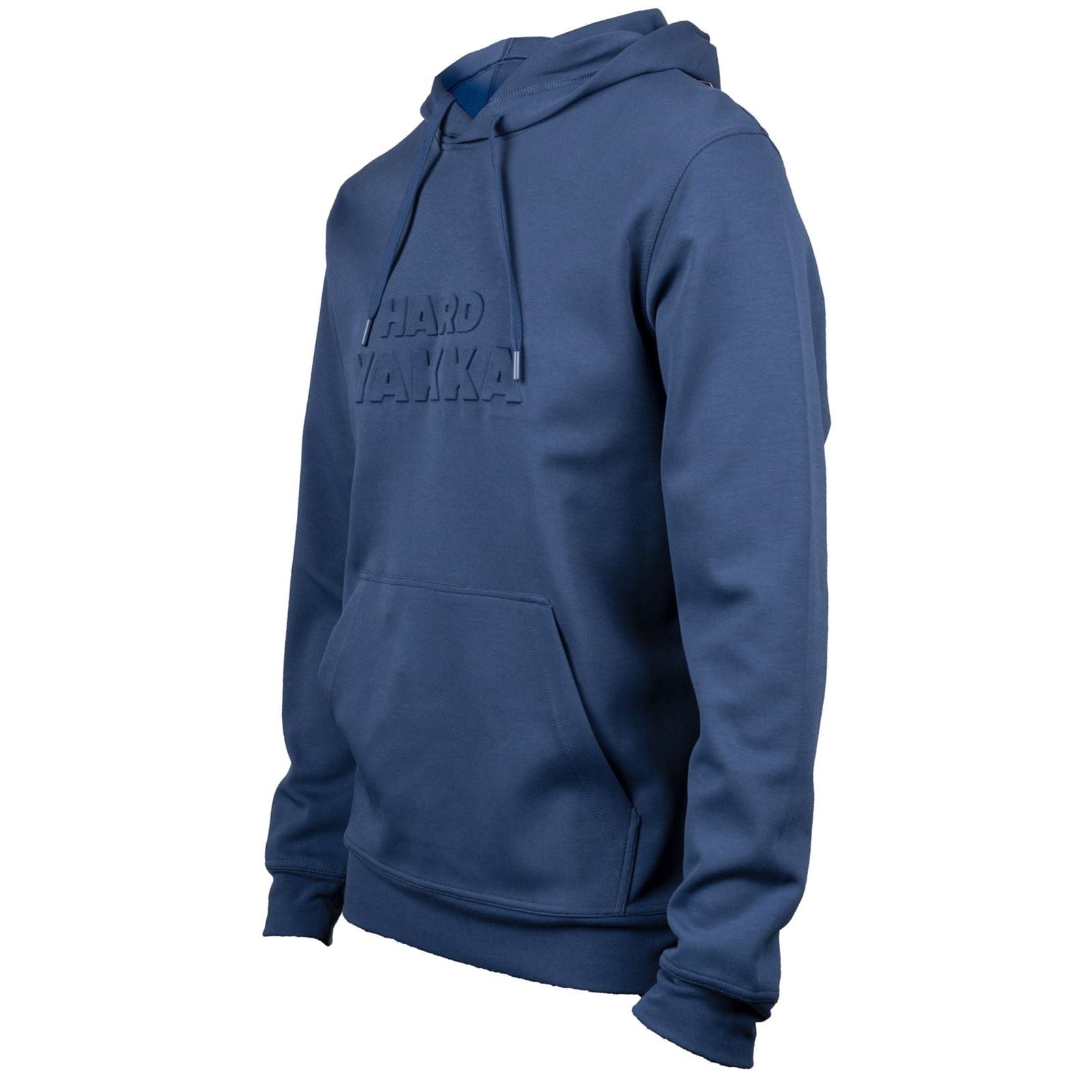 Hard Yakka Embossed Pullover Baumwoll Herren Lila Kapuzensweatshirt