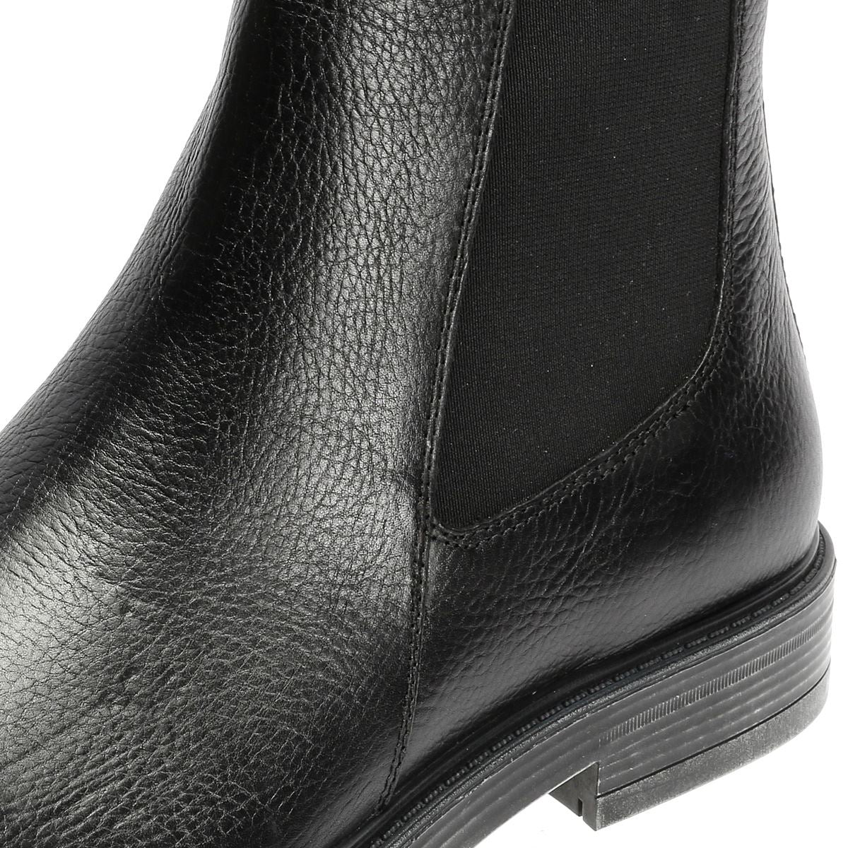 Geox Henreys Leder Herren Schwarze Stiefel
