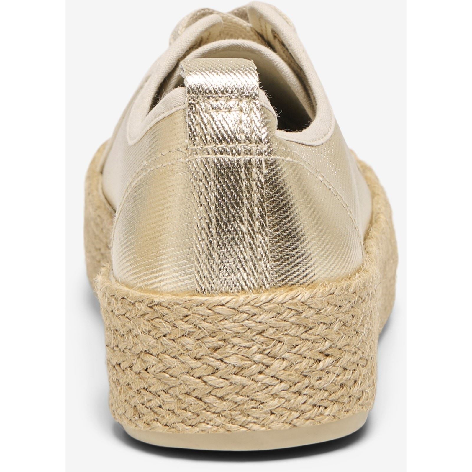 ONLY IDA 1 Damen Turnschuhe Aus Goldener Baumwolle