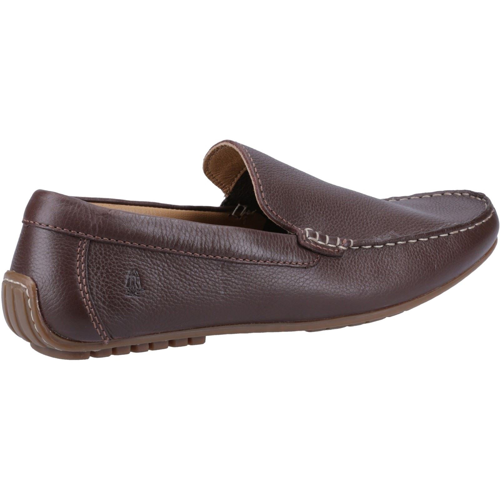 Hush Puppies Ralph Leder Herren Braune Bootsschuhe