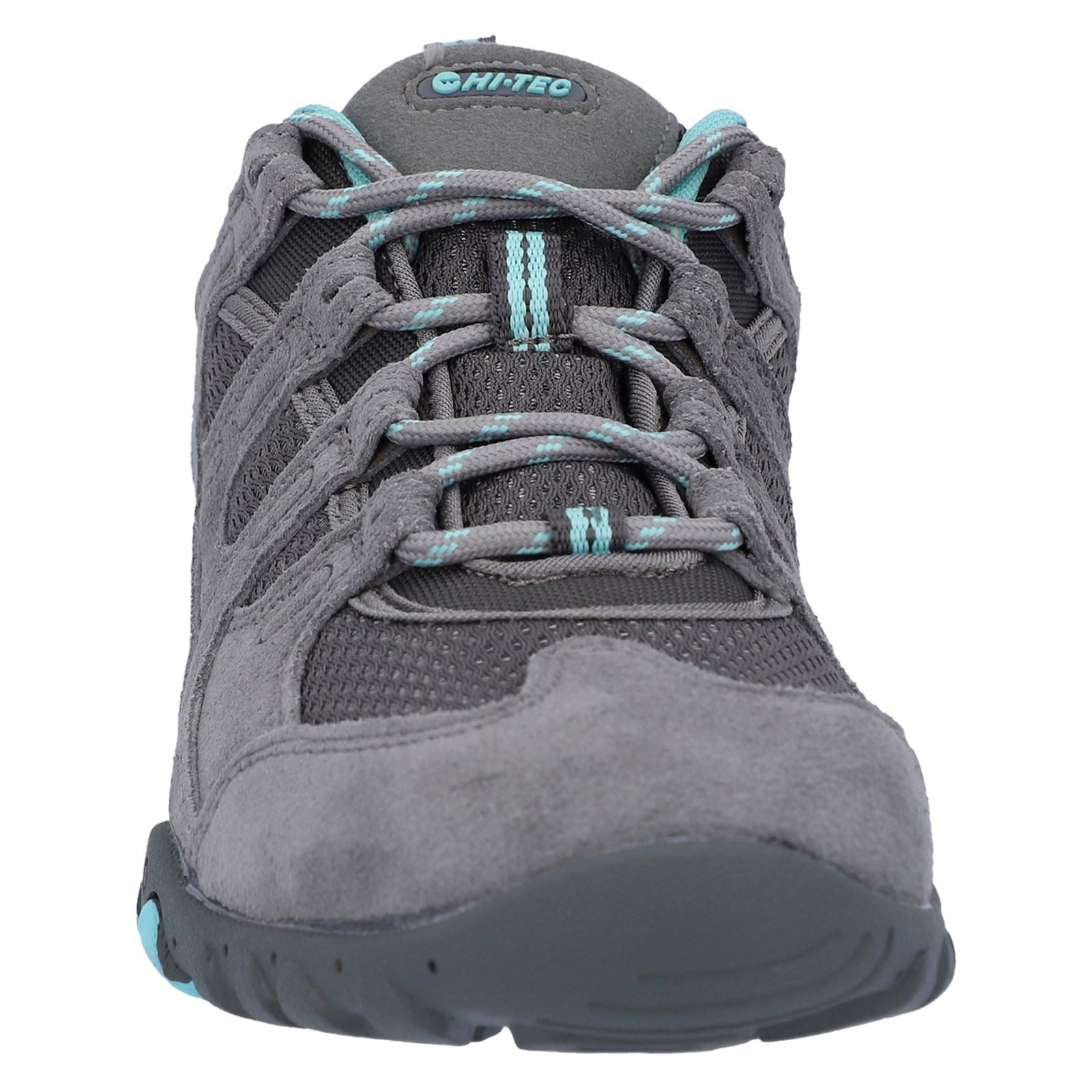 Hi-Tec Quadra II Damen Wanderschuhe Aus Wildleder In Grau/Mint
