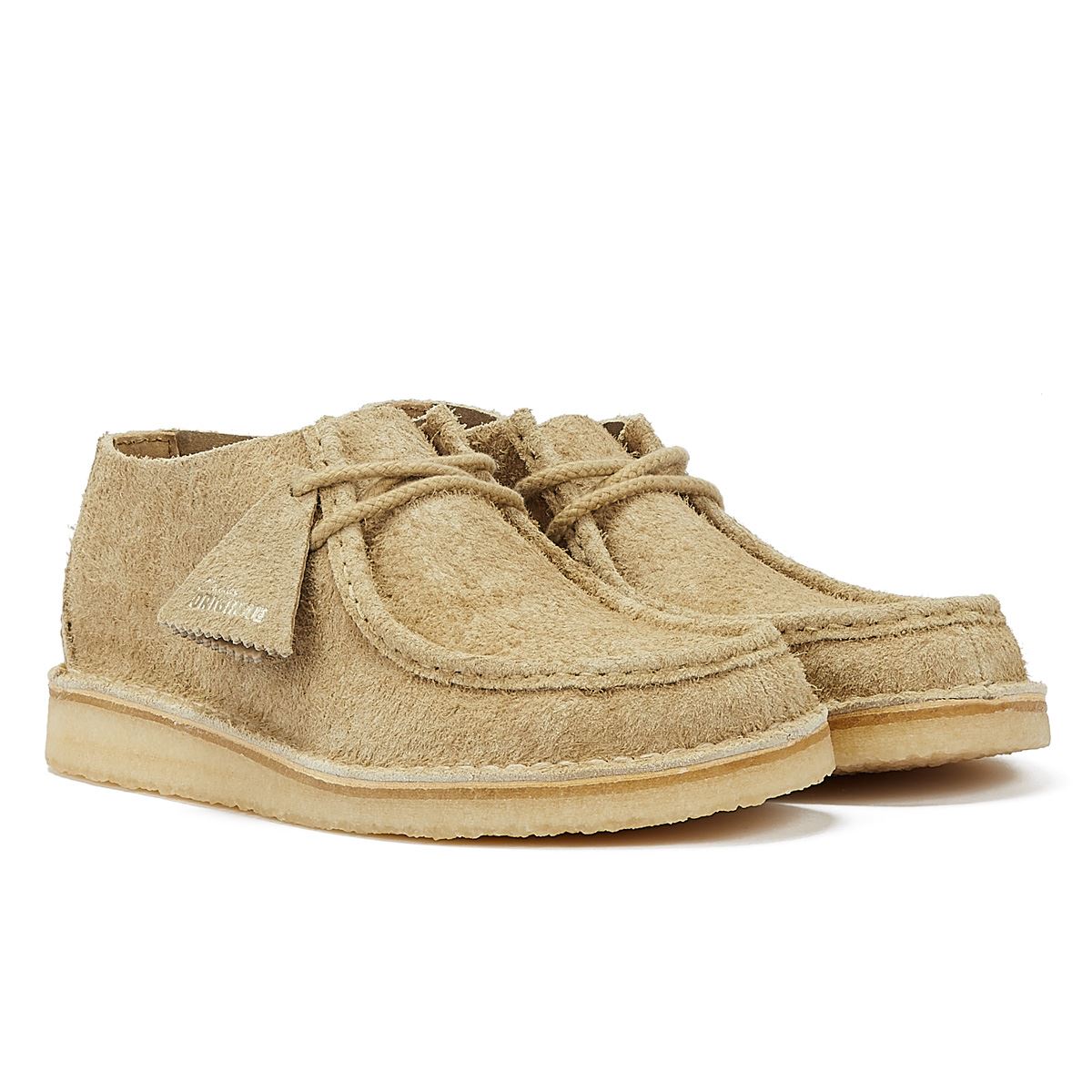 Clarks Originals Wüsten-Nomade Ahorn Haarige Wildleder Herren Ahorn Stiefel