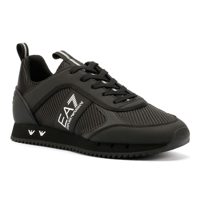 EA7 Black & White Carbon Herren Schwarze Turnschuhe