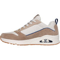 Skechers Uno Stacre 2.0 Herren Sand Sneaker Aus Leder