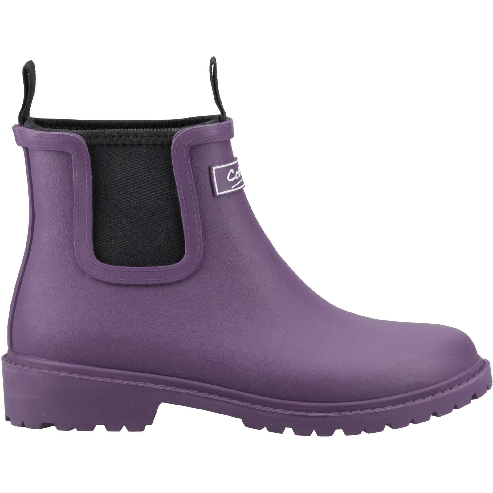 Cotswold Barton TPR+Neopren Damen lila Gummistiefel