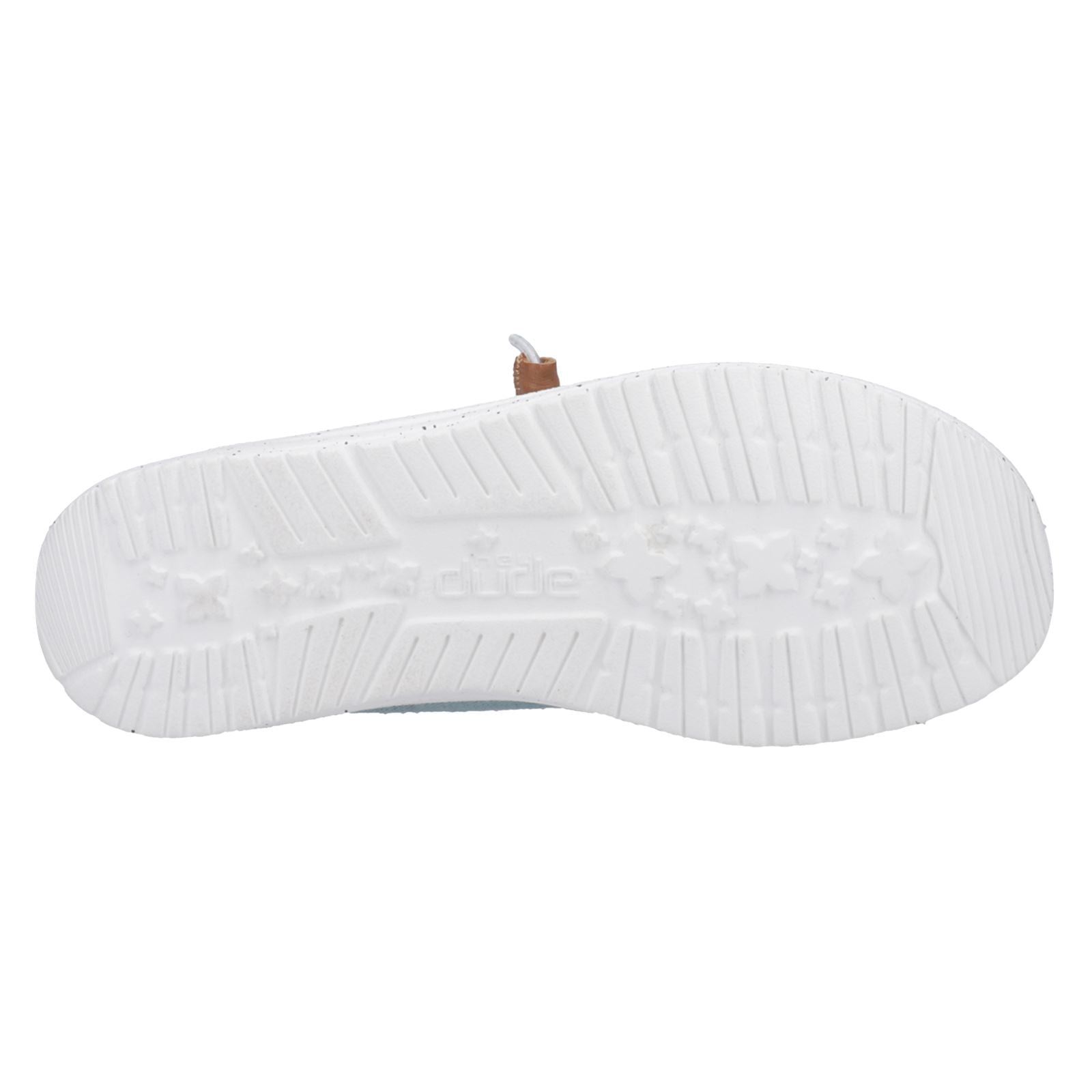 HEYDUDE Wendy Heathered Slub Tropical Damenblaue Mokassins