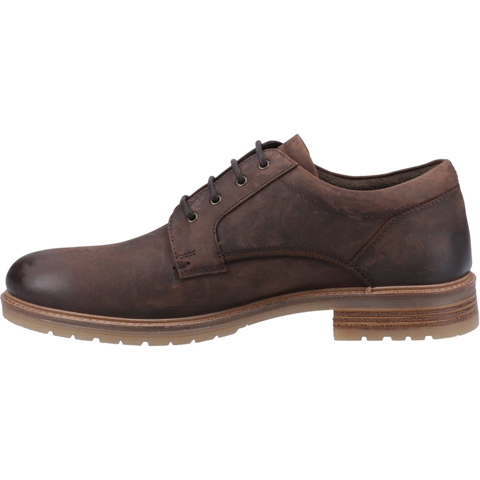 Hush Puppies Richie Herren Schnürschuhe Aus Braunem Leder