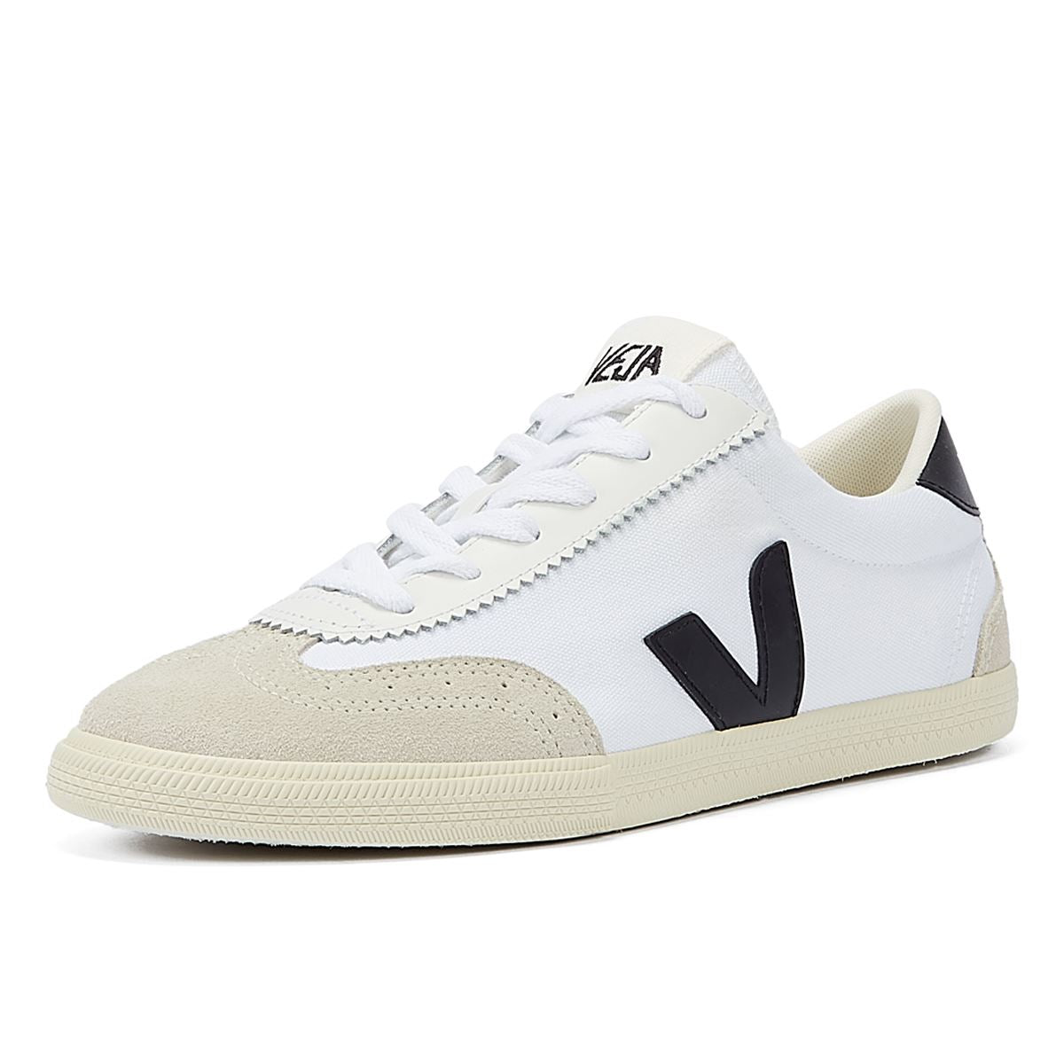Veja Volley Damen Turnschuhe In Weiß/Schwarz