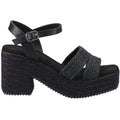 Hush Puppies Jamelia Espadrille Heel Damen Sandalen In Schwarz