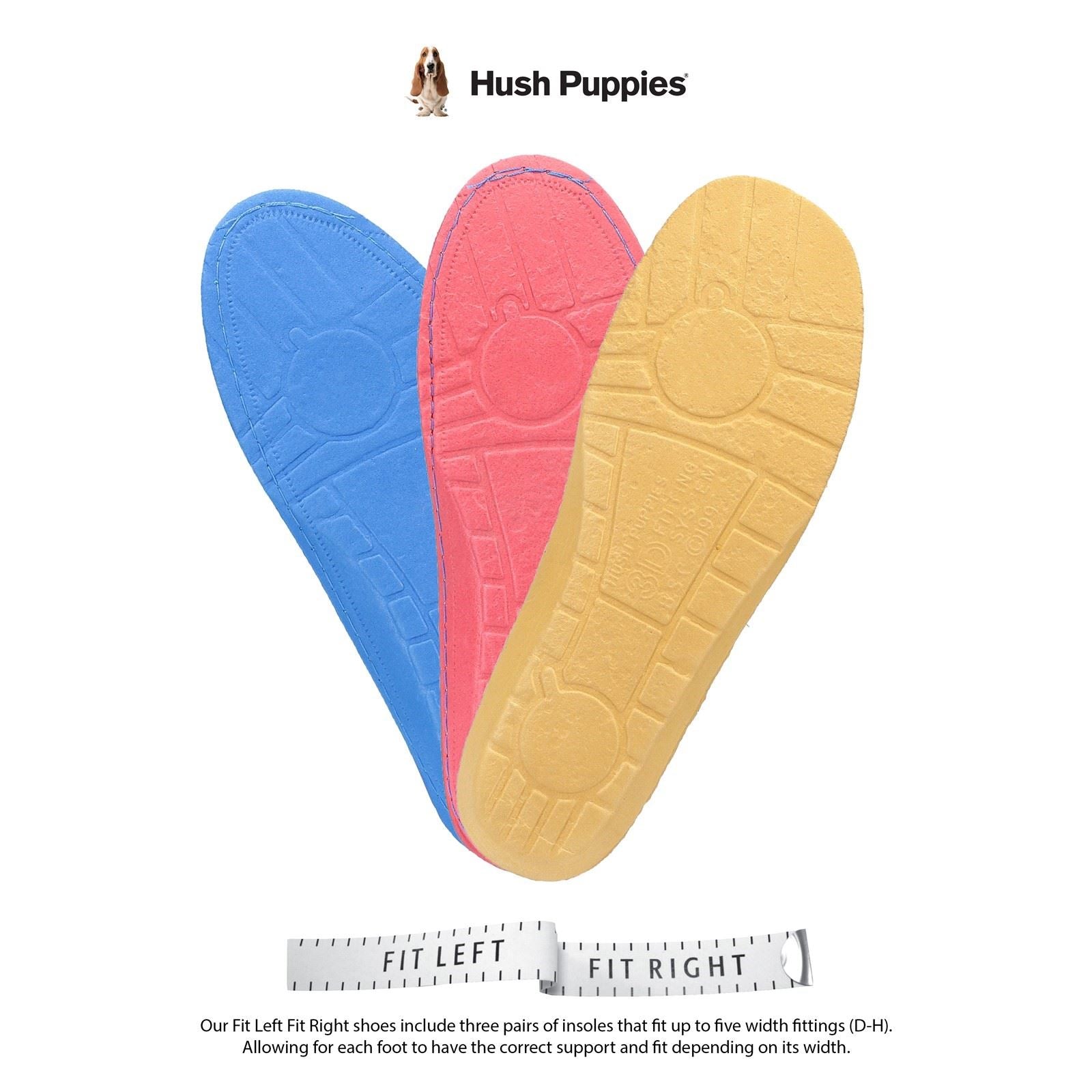 Hush Puppies Rina Junior Patent Mädchenschuhe Aus Schwarzem Lackleder