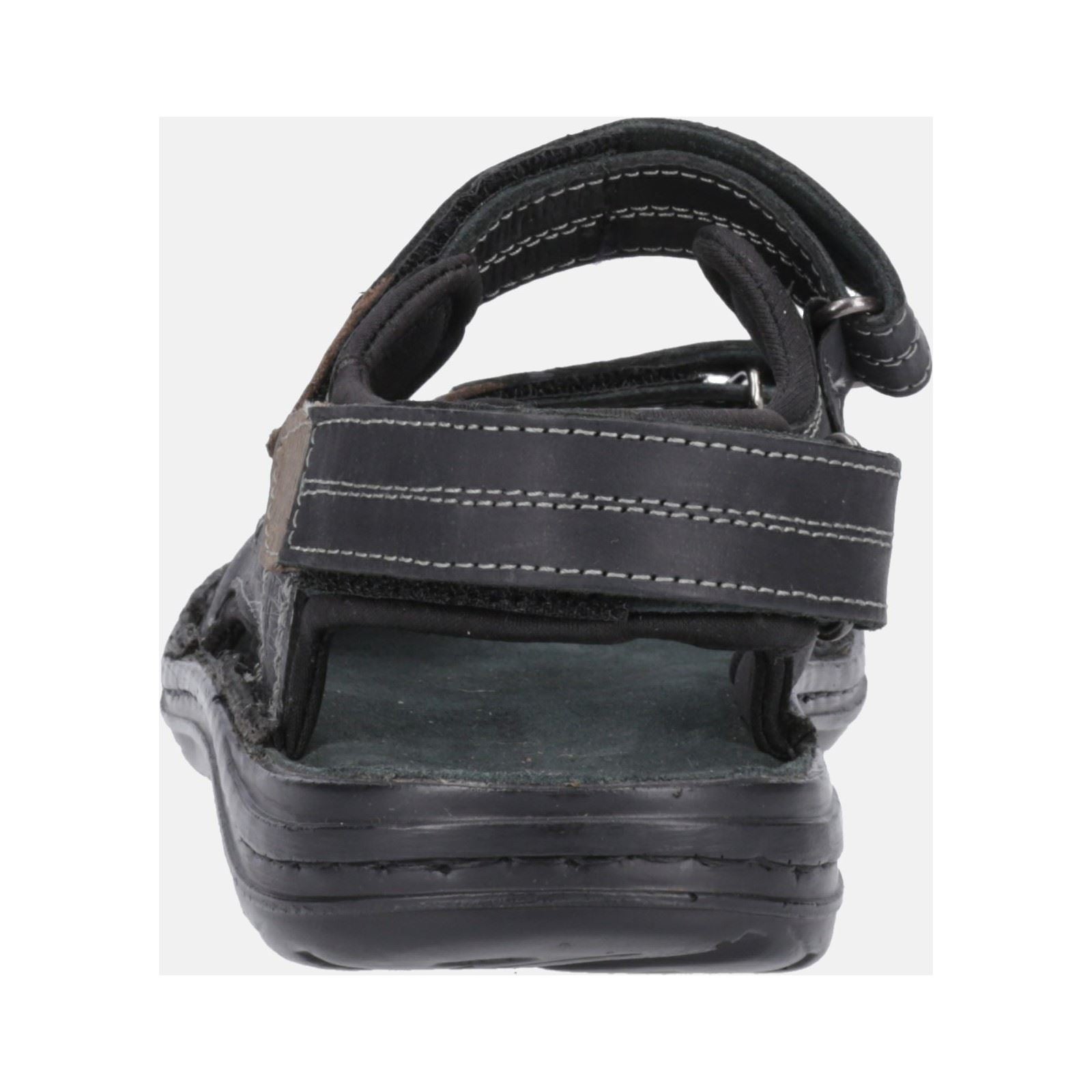 Hush Puppies Alistair Herren Sandalen Aus Schwarzem Leder