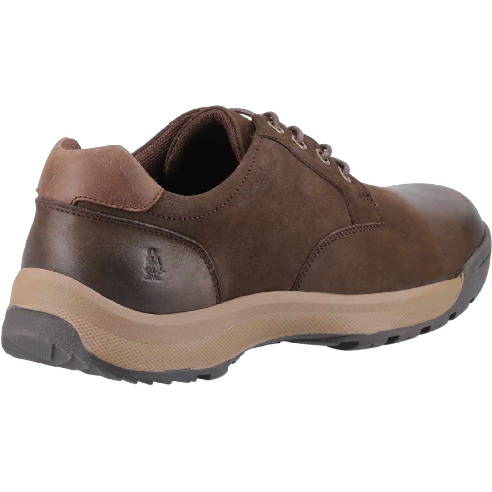 Hush Puppies Vinson Herren Schnürschuhe aus braunem Leder