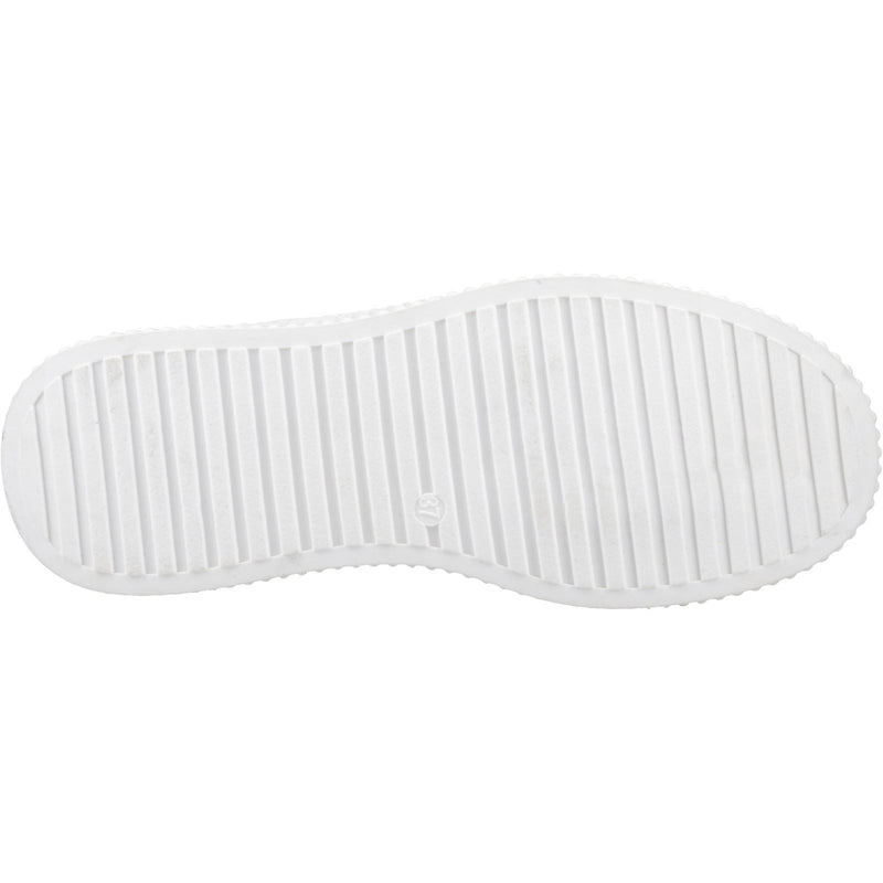 Hush Puppies Harlow Damen Sneaker Aus Weißem Leder