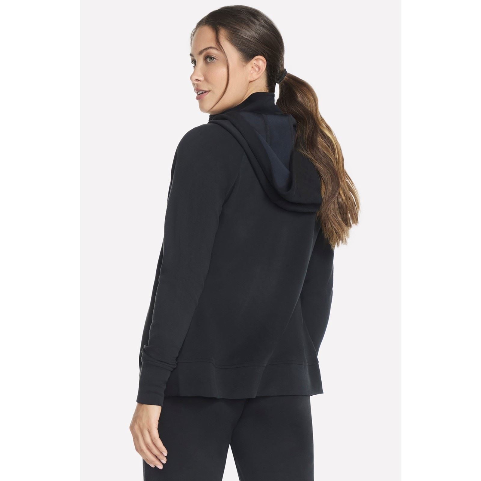Skechers Performance Skechluxe Elevate Hooded Jacket Damen Schwarze Jacke