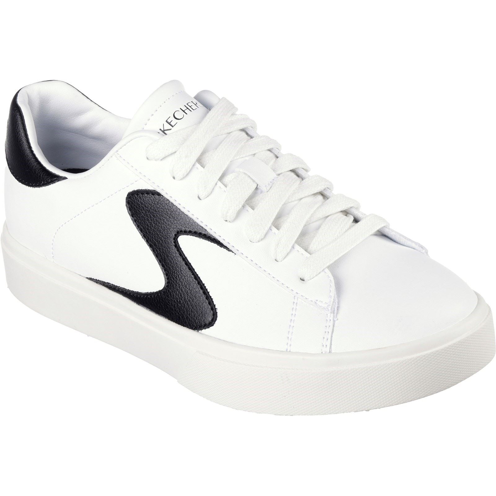 Skechers Eden LX - Beaming Glory Damen-Sneaker Aus Synthetik In Weiß/Schwarz