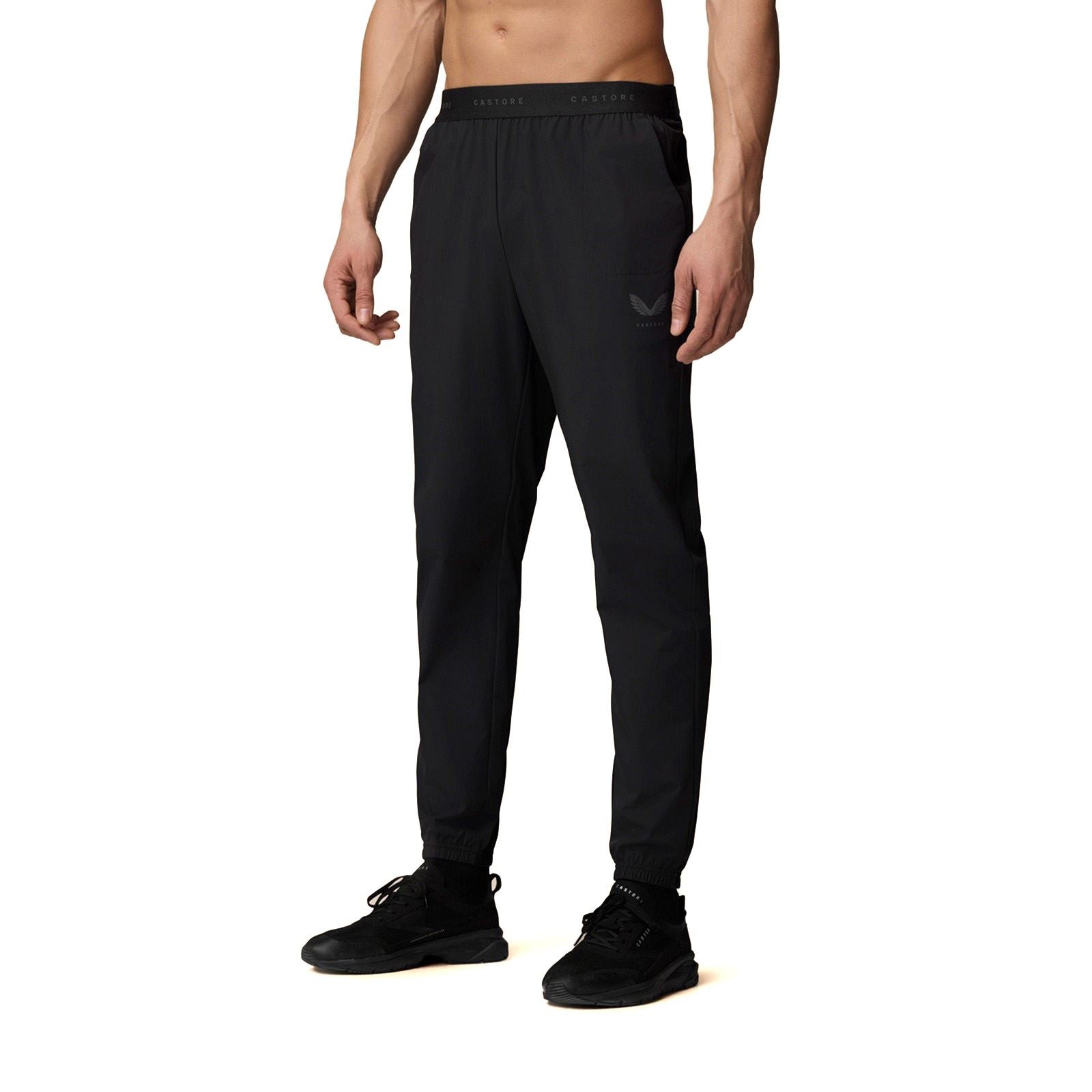 Castore Woven Jogger Polyester Herren Schwarz Jogginghosen