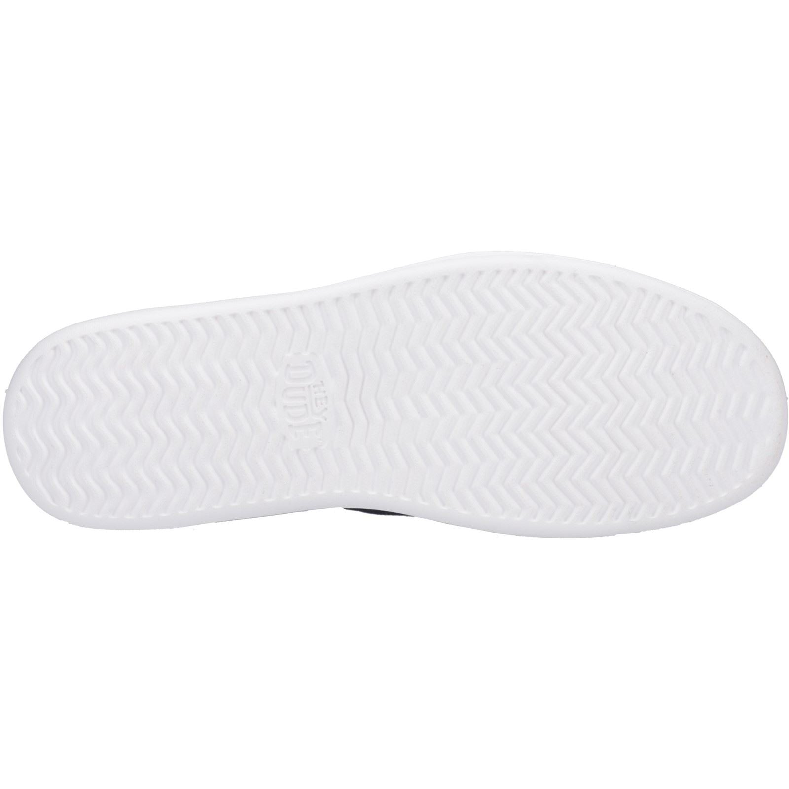 HEYDUDE Sunapee Canvas 100% Baumwolle Herren Slipper In Marineblau/Weiß