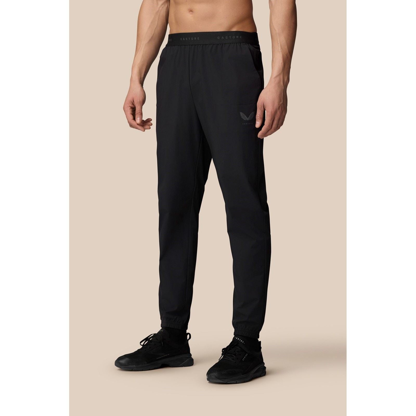 Castore Woven Jogger Polyester Herren Schwarz Jogginghosen