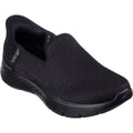 Skechers Go Walk Flex Relish Textile Damen-Sneaker In Schwarz