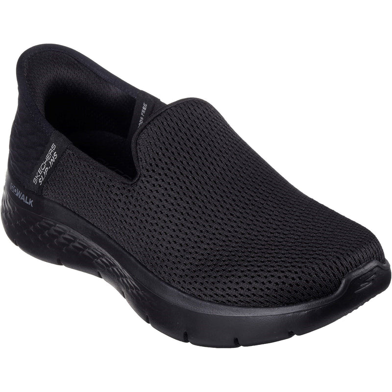 Skechers Go Walk Flex Relish Textile Damen-Sneaker In Schwarz