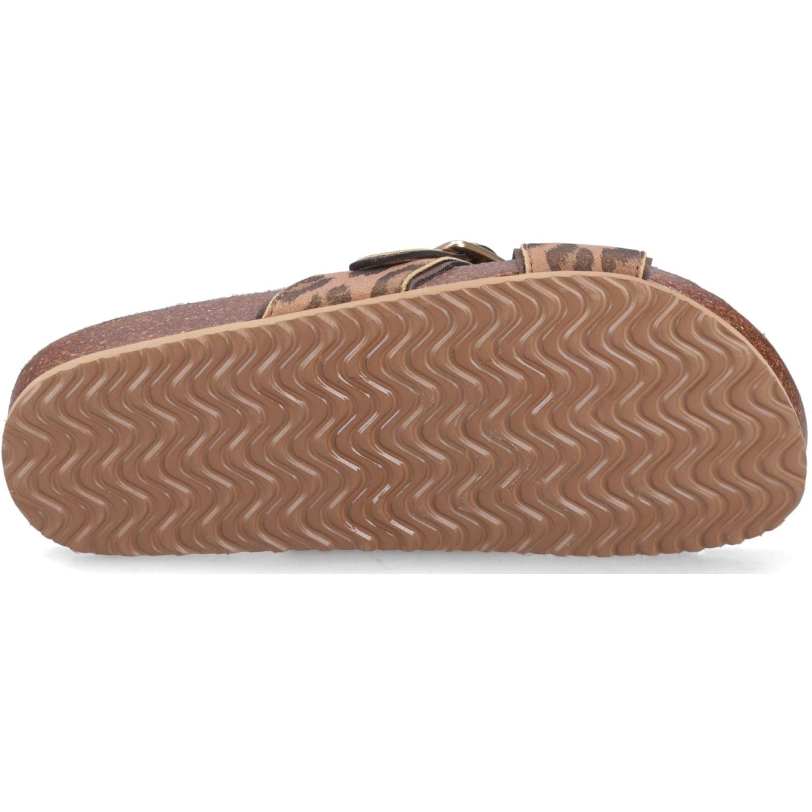 Rocket Dog Annie Tigg Leopard Textil Frauen Sandalen In Tan