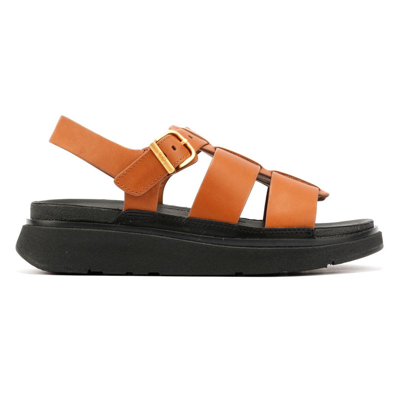 FitFlop GEN-FF Fisherman Damen Sandalen Aus Braunem Leder