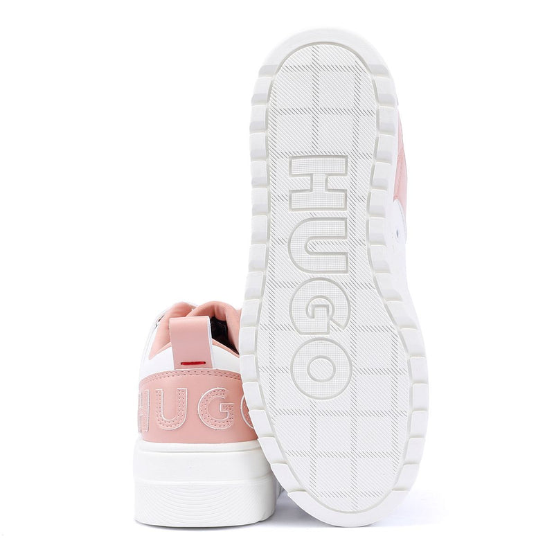 Hugo Lyssa Tennis Leder Damen Weiße Turnschuhe