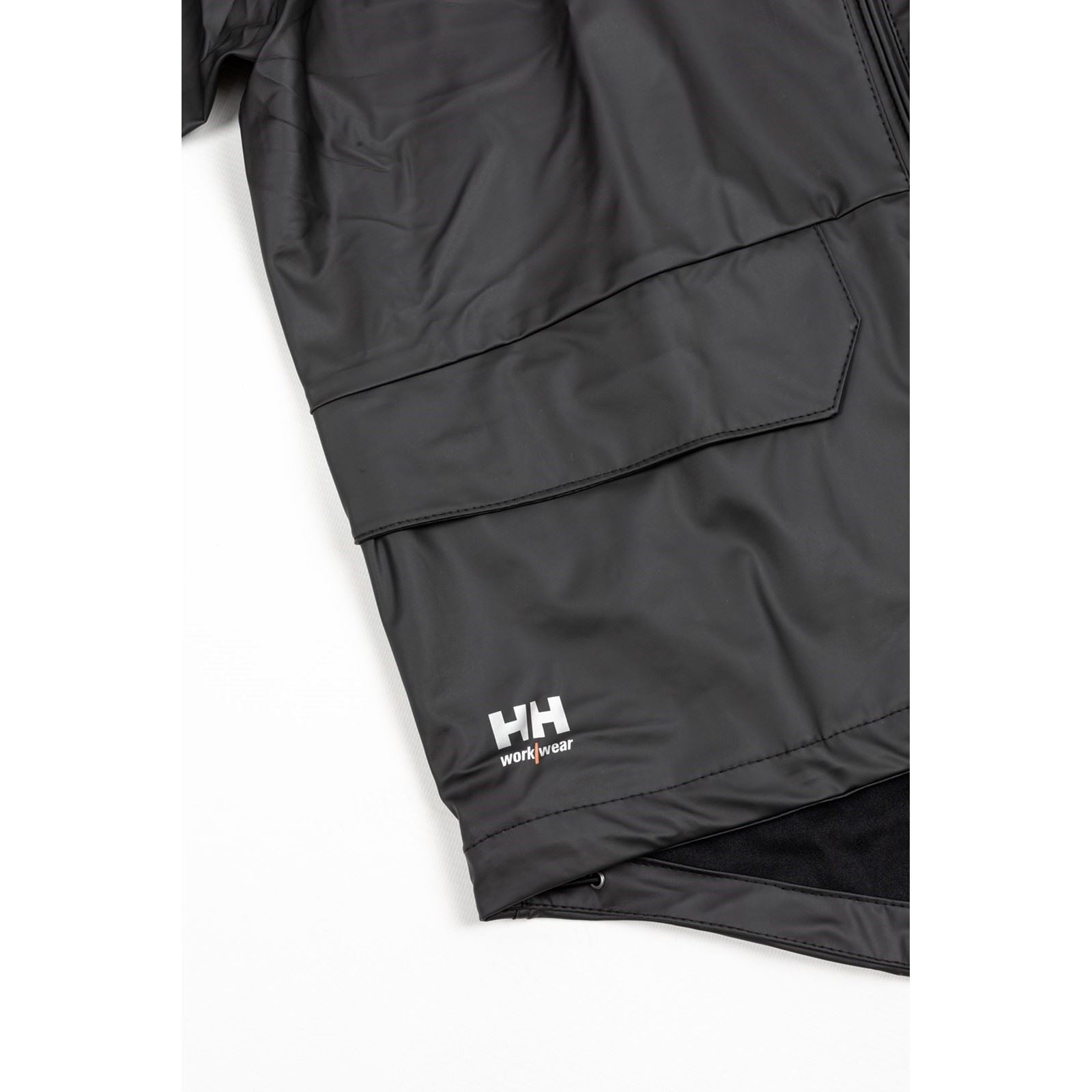 Helly Hansen Workwear Voss Unisex Erwachsene Schwarze Regenjacke