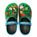 Crocs Minecraft Classic Grüne Sandalen