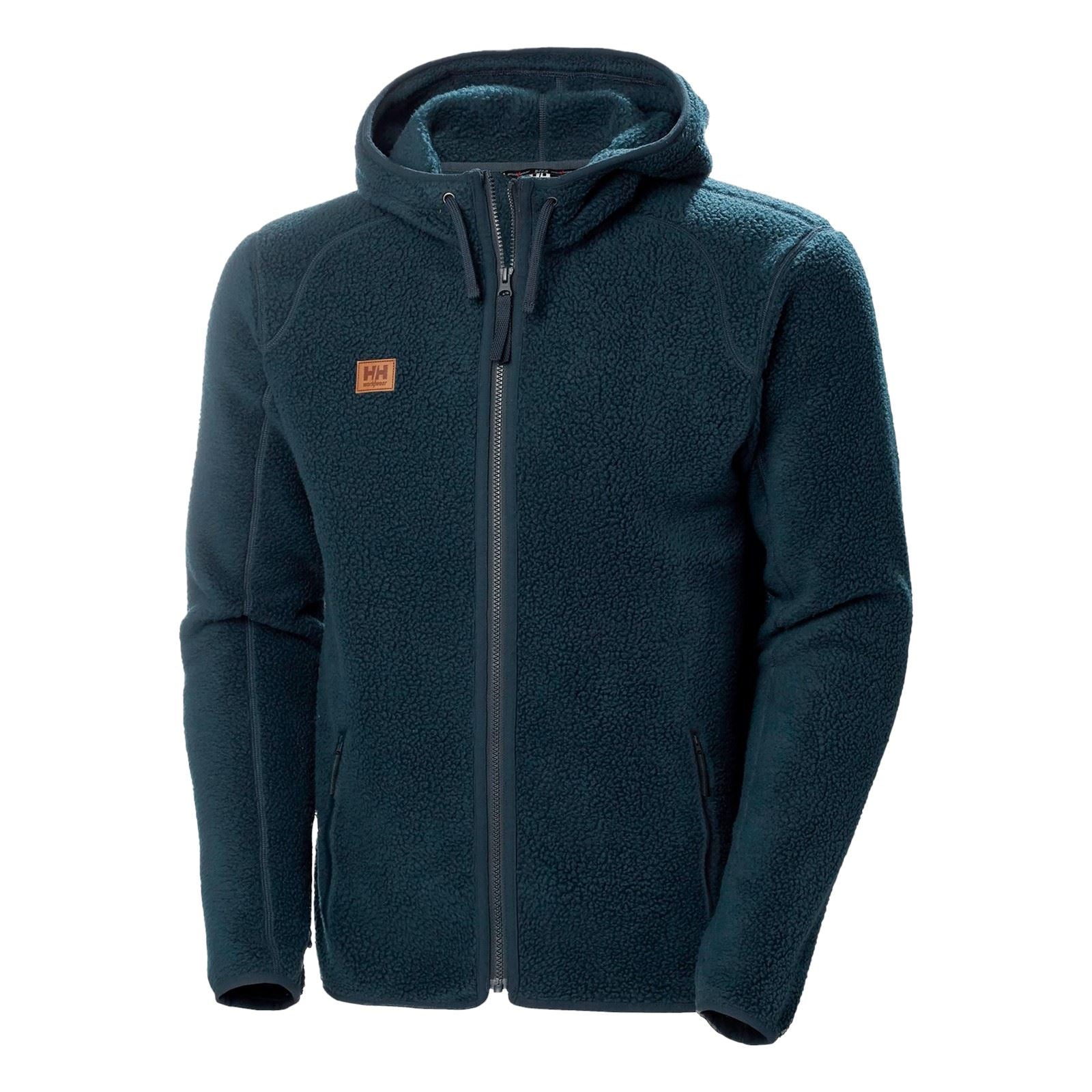 Helly Hansen Workwear Heritage Pile Hoodie Herren Blaue Fleecejacke