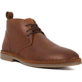 Dune Cashed Wildleder Herren Kastanienbraune Stiefeletten
