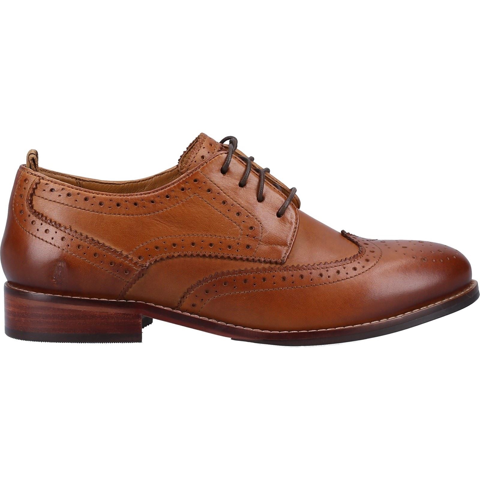 Hush Puppies Natalia Leder Damen Tan Brogues Schuhe