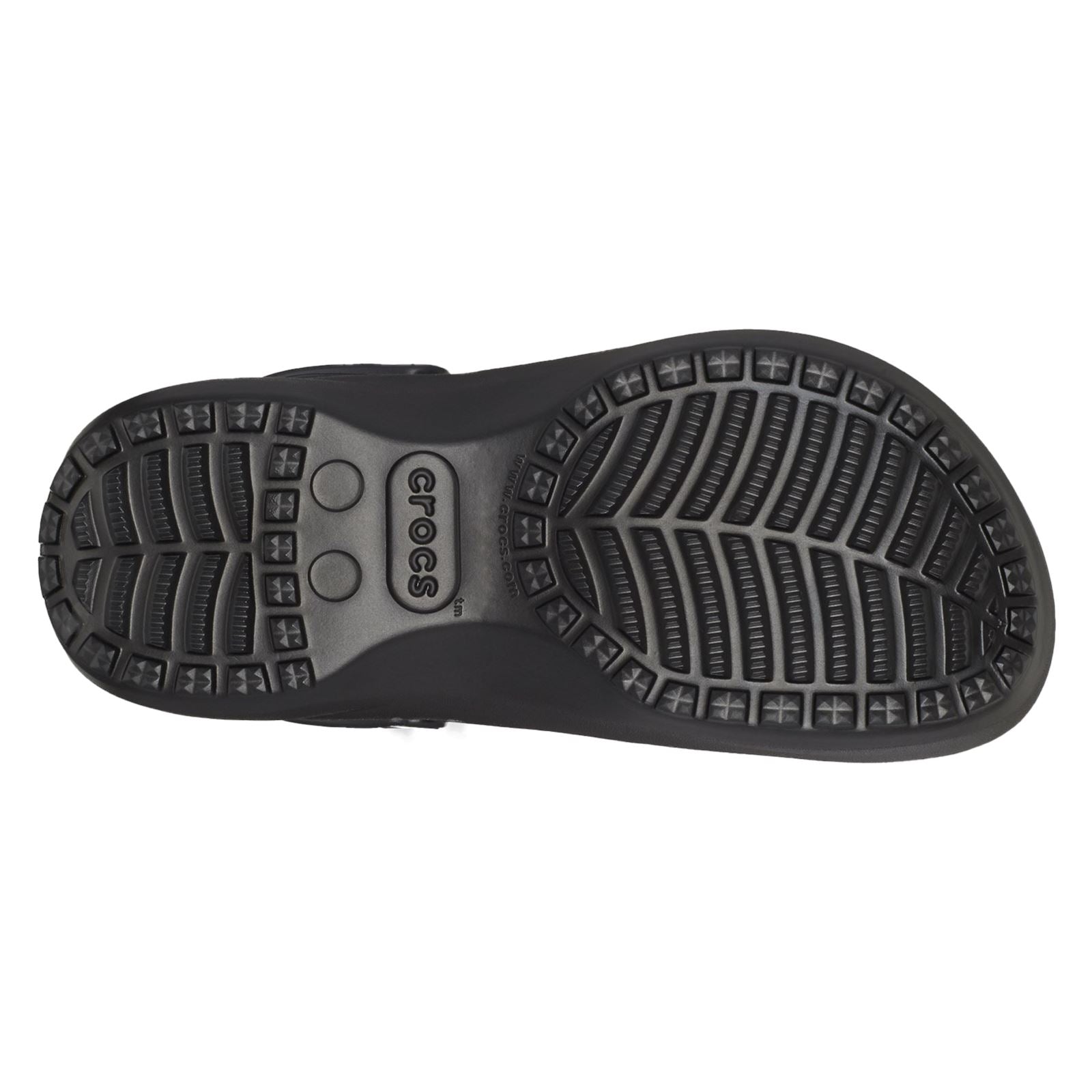 Crocs Classic Platform Lined Damen Clogs Aus Thermoplast In Schwarz