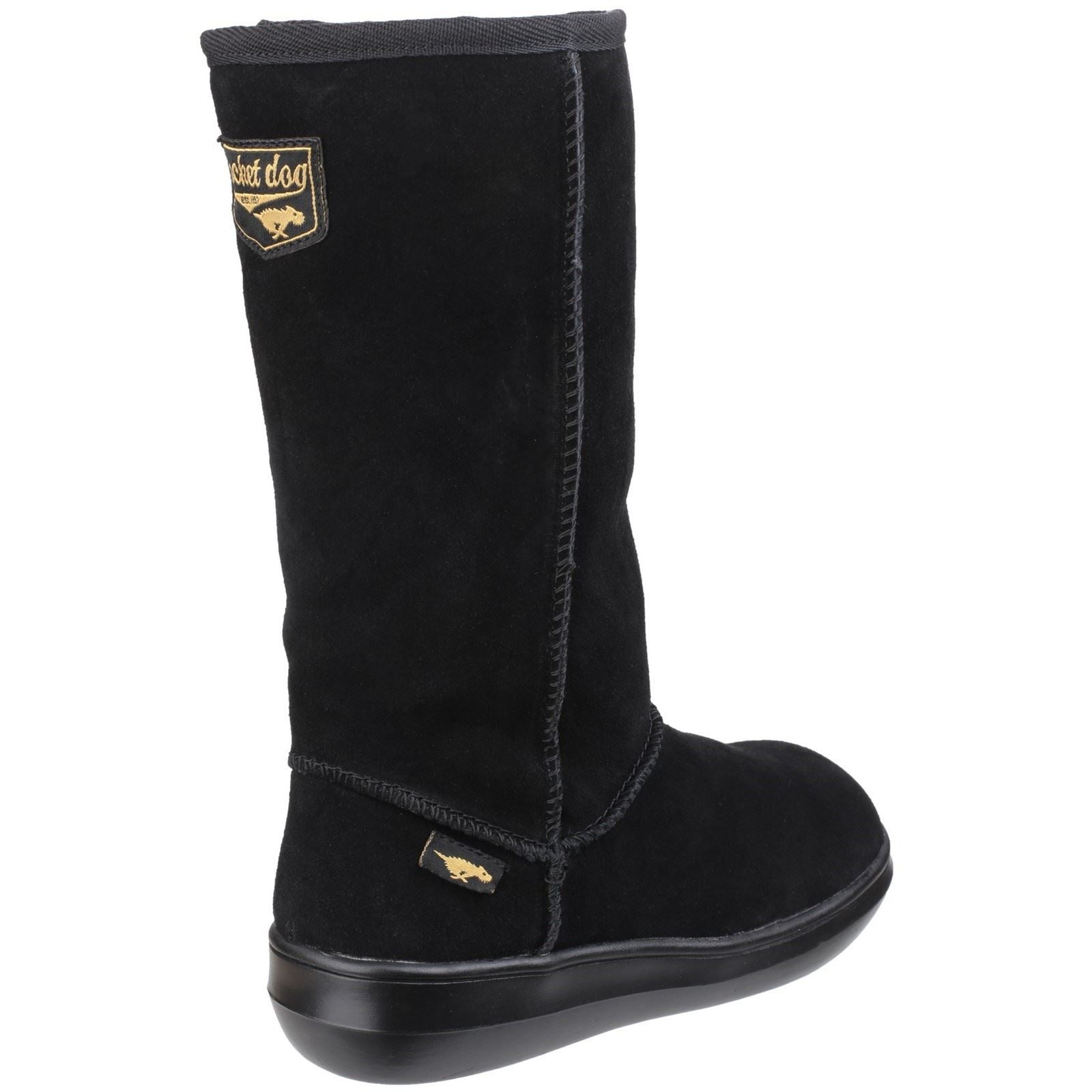 Rocket Dog Sugardaddy Damenstiefel Aus Schwarzem Wildleder