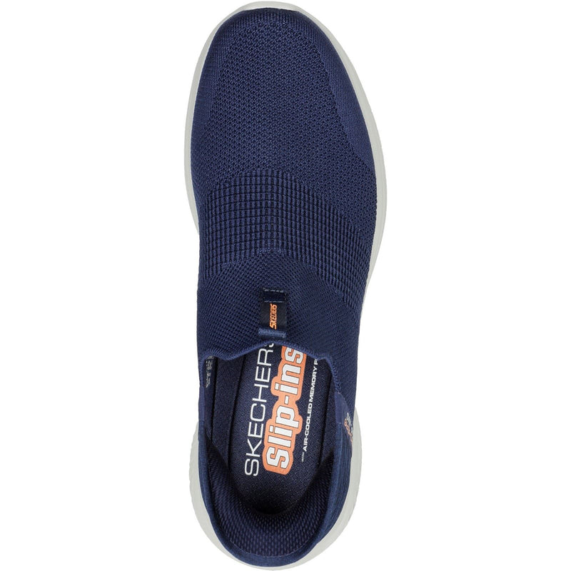 Skechers Ultra Flex 3.0 Smooth Step Polyester Herren Sneaker In Marineblau