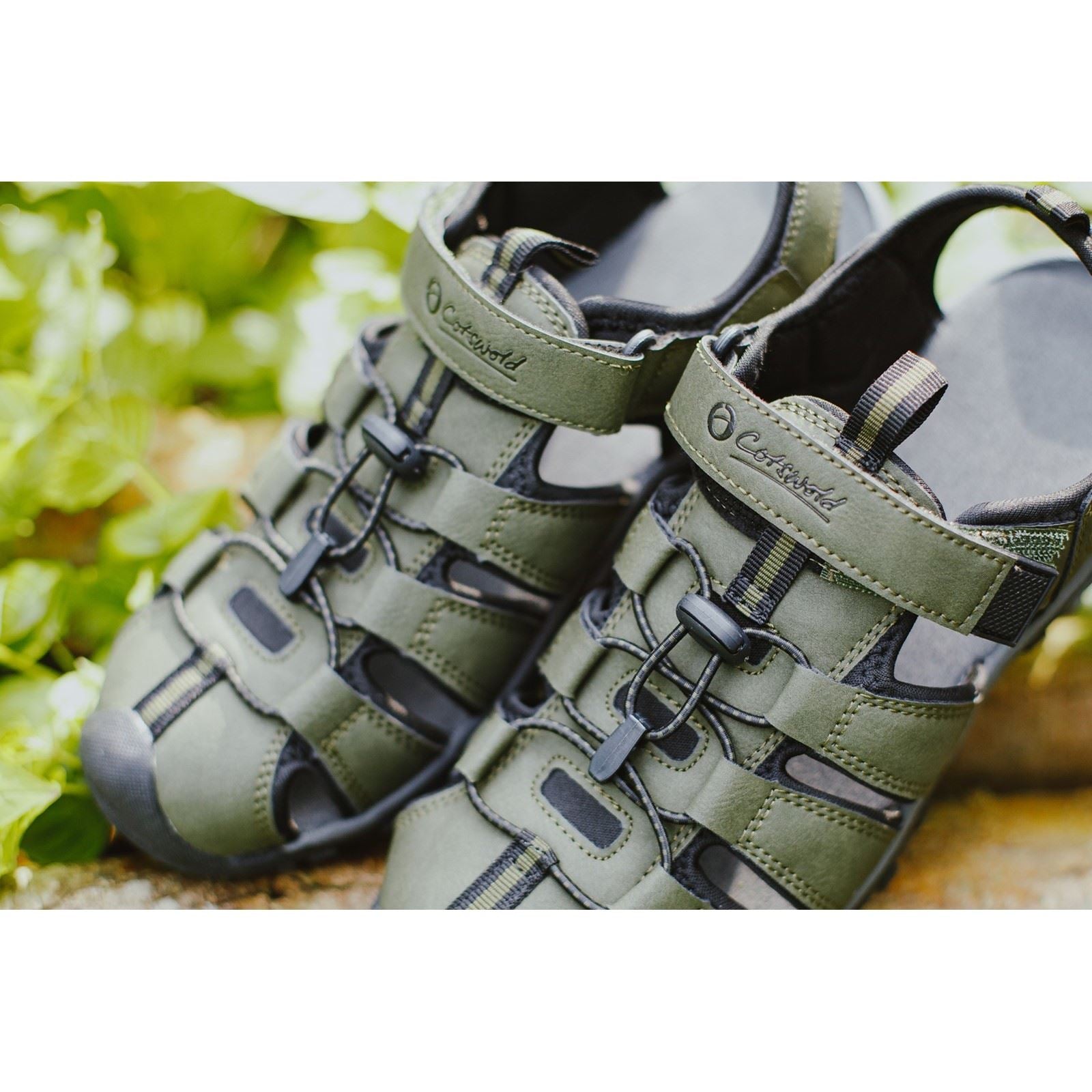 Cotswold Furze Herren Sandalen Aus Polyurethan In Khaki