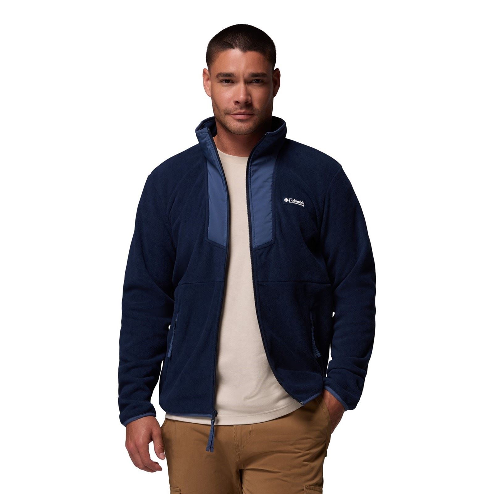 Columbia Sequoia Grove Full Zip Herren Blaue Fleecejacke