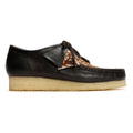 Clarks Originals Wallabee Cow Print Herren Schnürschuhe Aus Braunem Leder