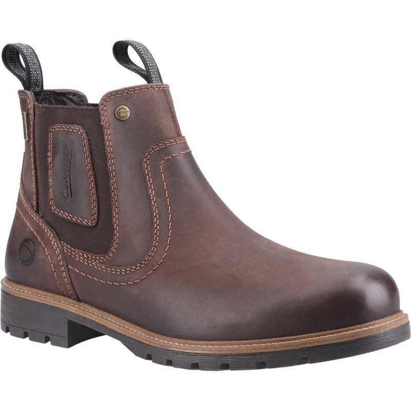 Cotswold Chipping Leder Herren Stiefel Braun