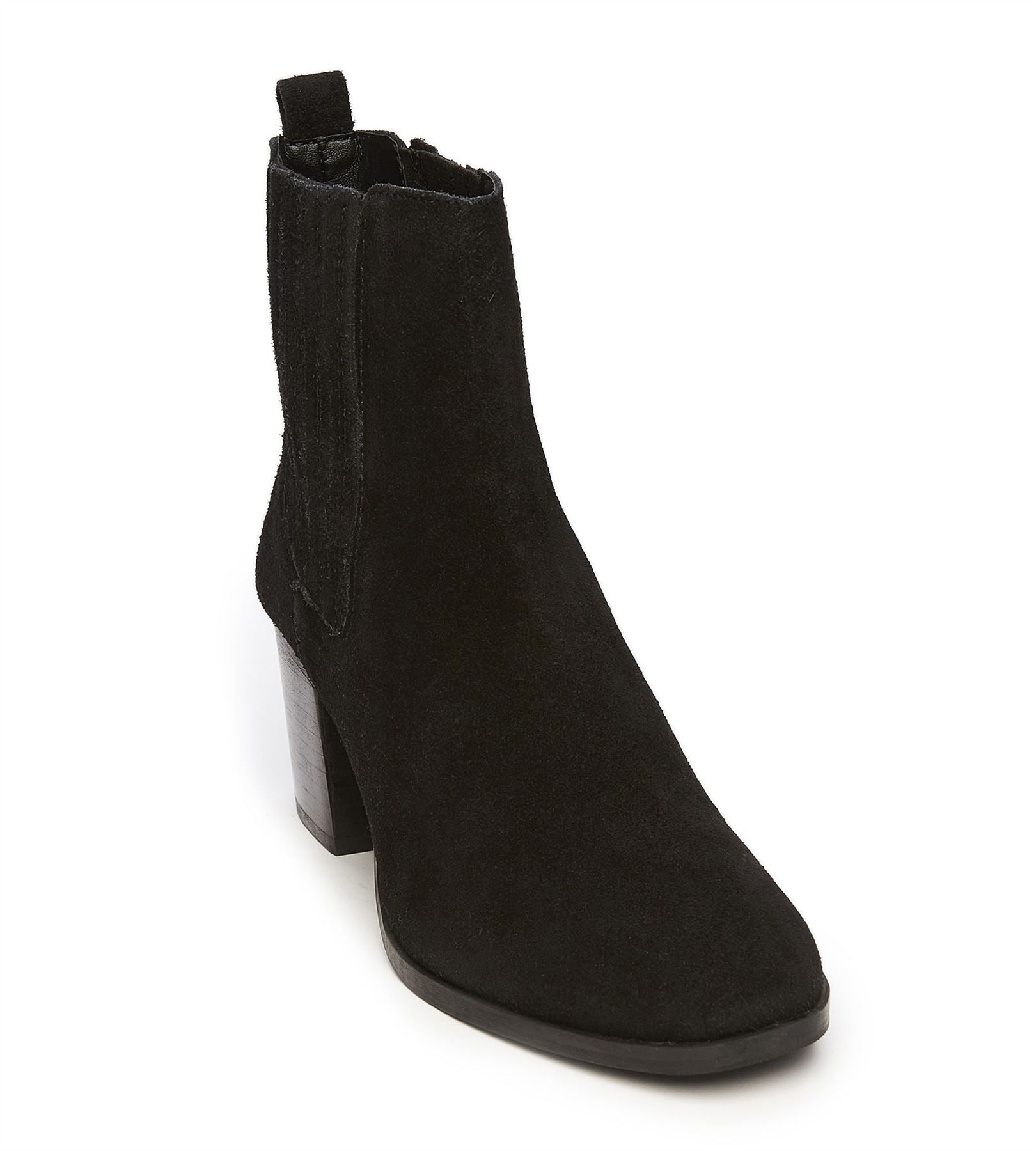 Osprey London The Naples Wildlederschwarze Damenstiefel