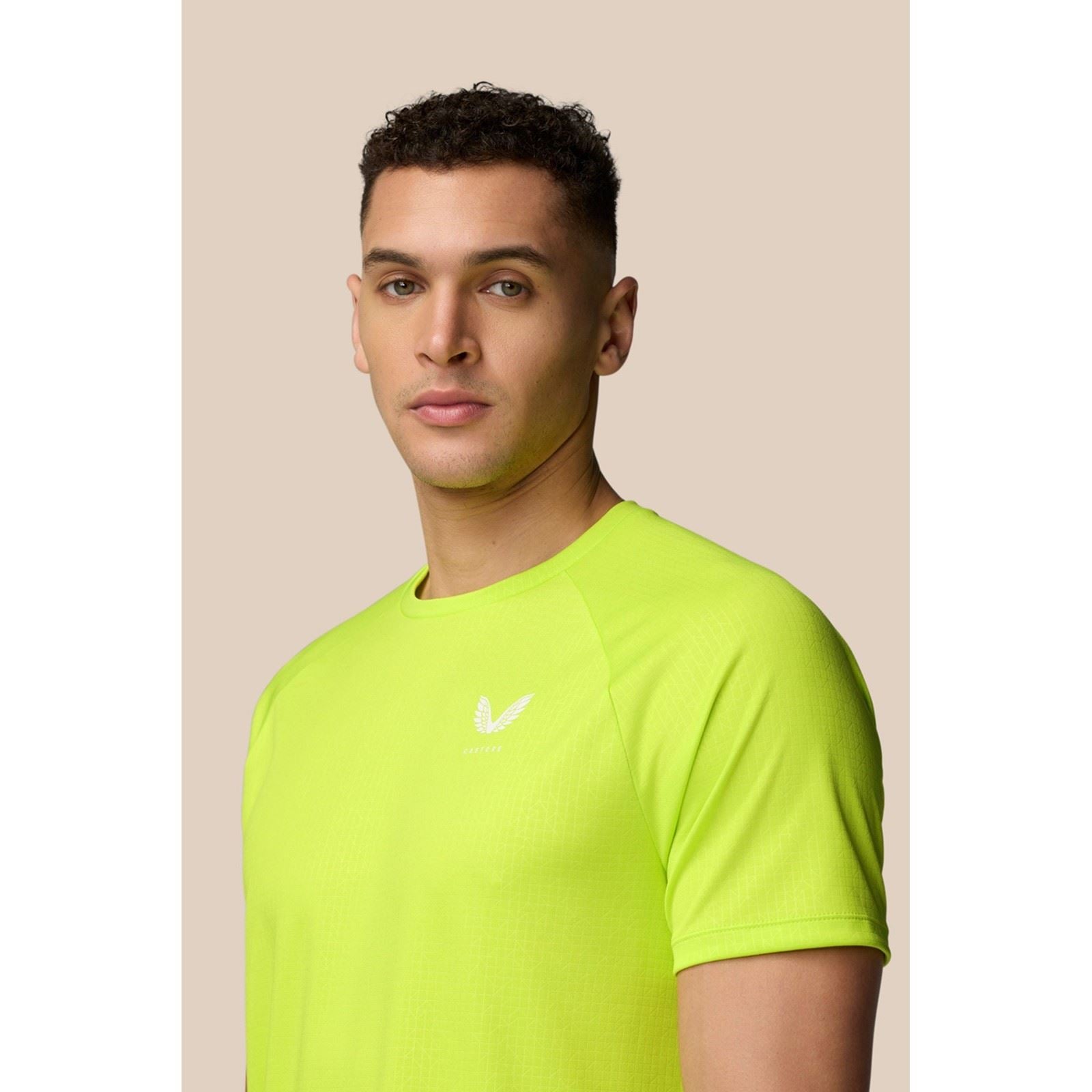 Castore Adapt T-Shirt Polyester Herren Grünes Activewear T-Shirts