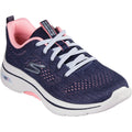 Skechers GO WALK Arch Fit 2.0 Vivid Sunset Damen-Turnschuhe In Marineblau/Heißrosa