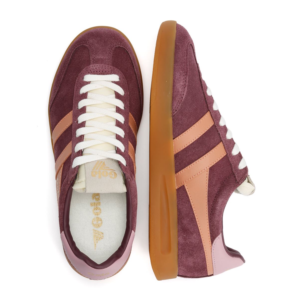 Gola Cyclone Wildleder Damen Lila Sneakers
